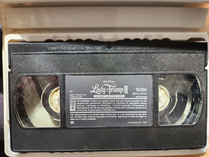 Disney Lady And The Tramp 2 VHS
