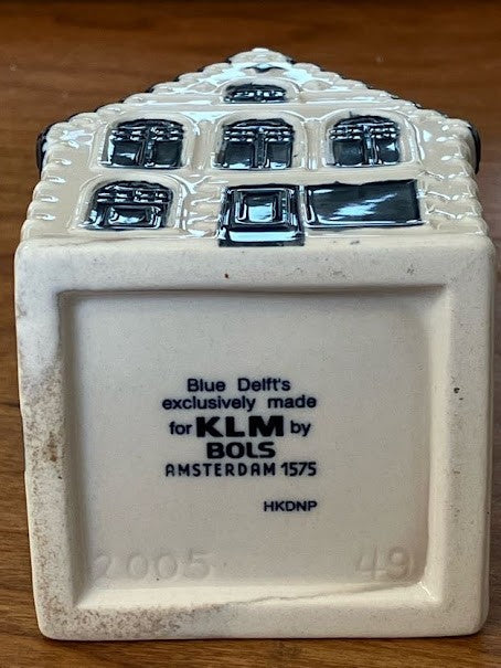 KLM BOLS Delft Blue House #49 - Empty