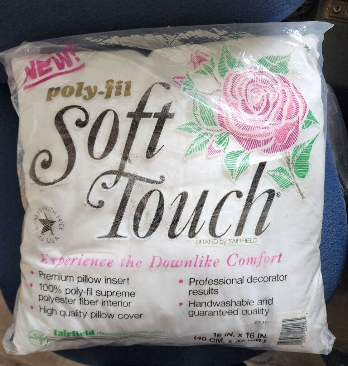 16 X 16 Pillow Insert Soft Touch Poly-Fil
