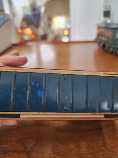 Vtg Bay & Taylor Powell & Mason San Francisco Blue Cable Car 1970's