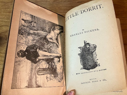 Charles Dickens' Works - Edition Late 1800's - lot of 4