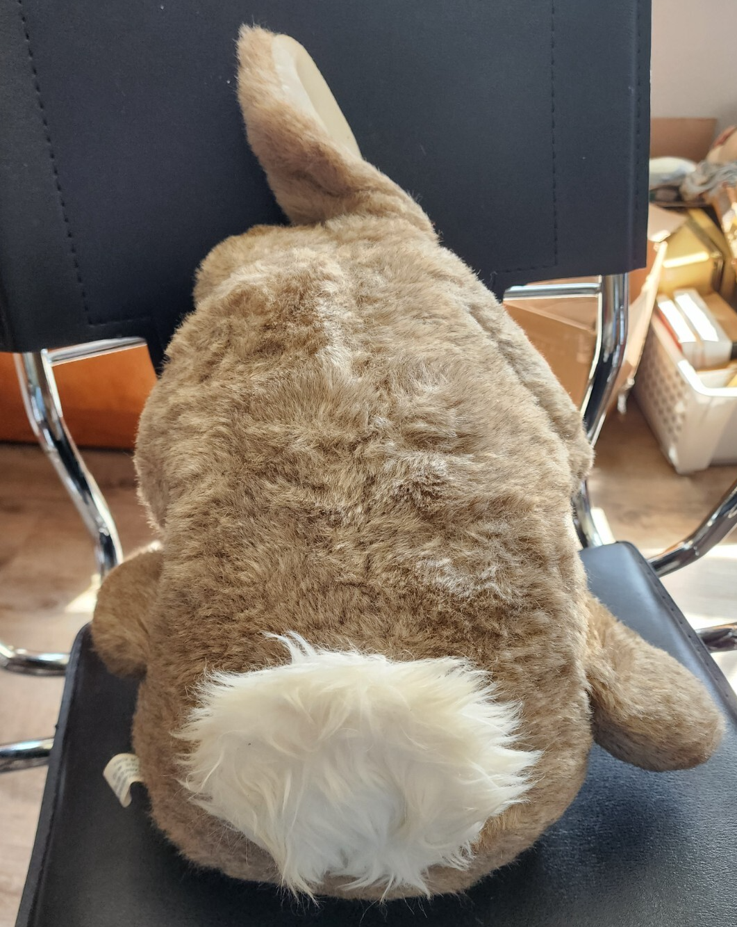 Vintage Brown Bunny Rabbit Plush Toy 1981 Cottontail Spearhead 17"