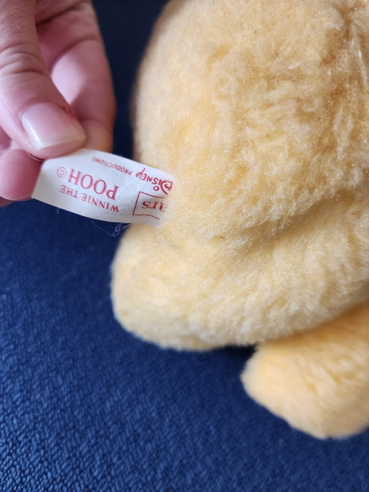 Vintage Disney Sears Gund Winnie The Pooh Plush 8"