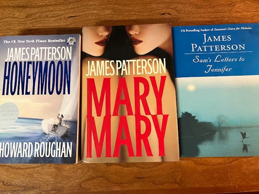 James Patterson Large Novel Mixed Bundle - lot of 3