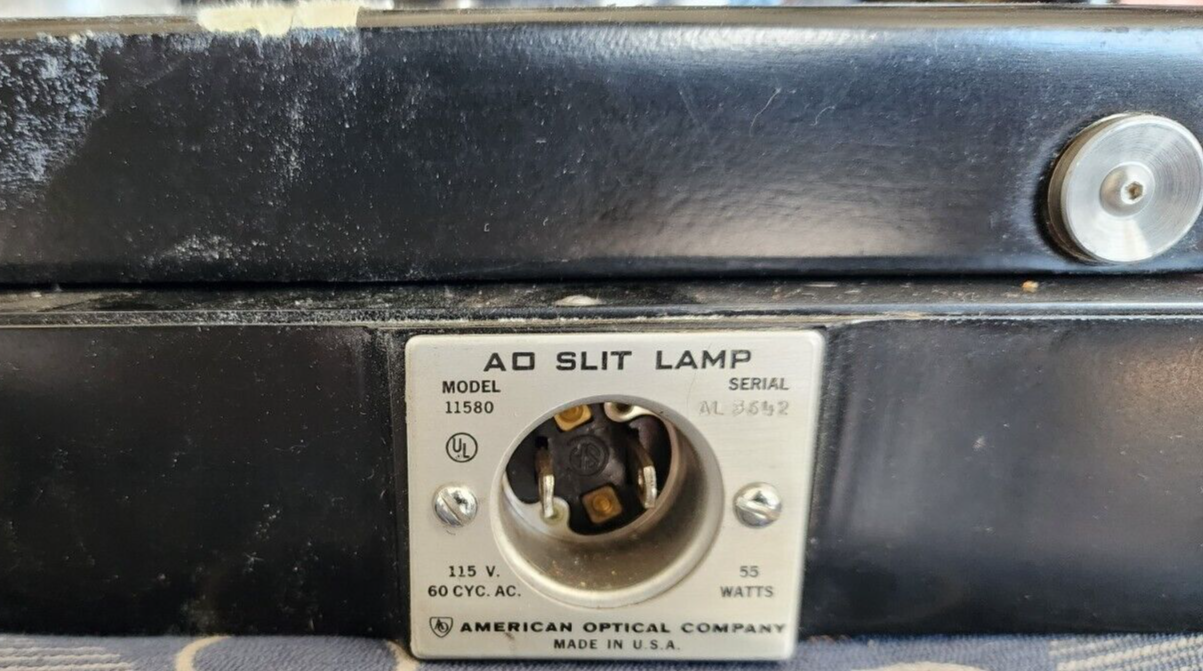 American Optical 11580 AO Slit Lamp