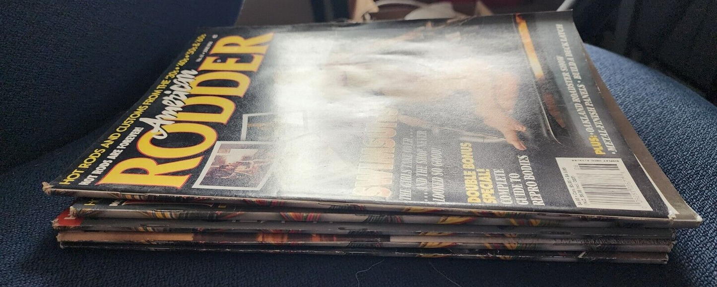 Lot Of 5 American Rodder Magazine From 1994 Jan Feb April May June