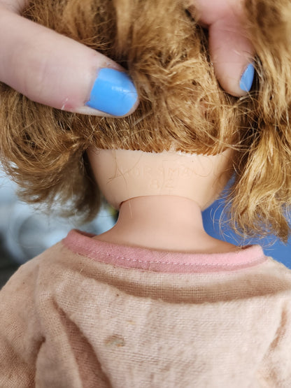 17" Vintage Horsman Fashion Doll Rooted Hair Sleep Eyes