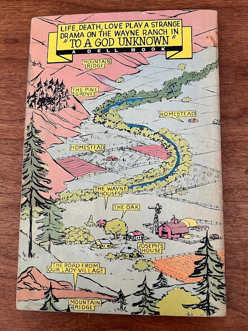 Vtg Paperback - To a God Unknown by John Steinbeck