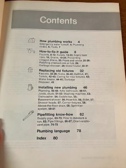 Basic Plumbing Illustrated - Fix-it Guide - A Sunset Book