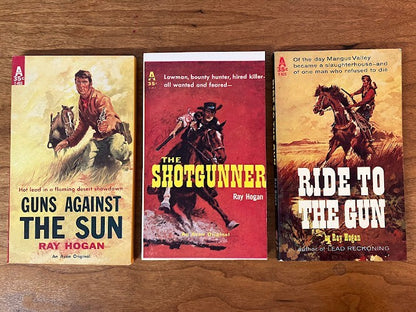 Avon - Lot of 3 Western Paperbacks by Ray Hogan