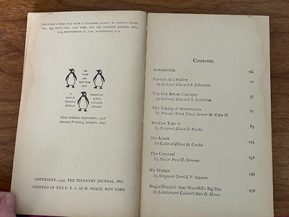 Americans vs. Germans Individual Battle Experiences - Penguin Book