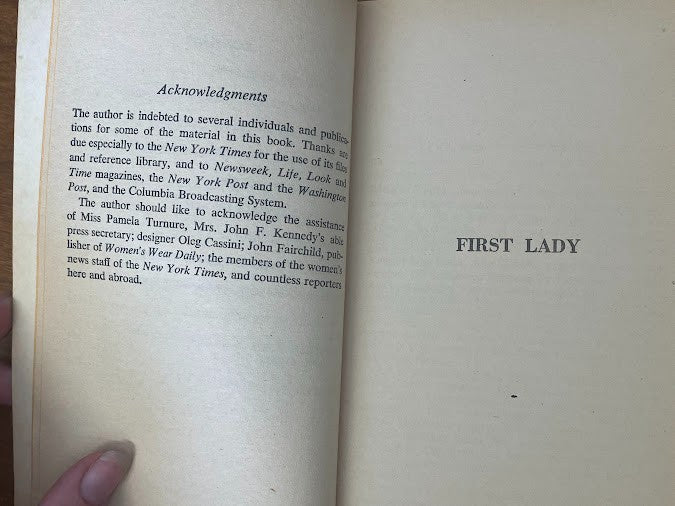 Charlotte Curtis: First Lady