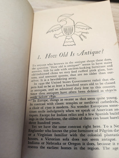 How to Know American Antiques by Alice Winchester 1955 Vtg Paperback