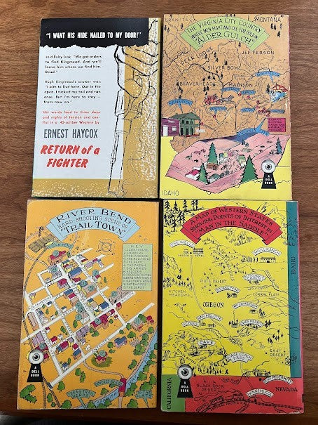 Vintage Paperbacks - Ernest Haycox - Lot Of 4 - DELL