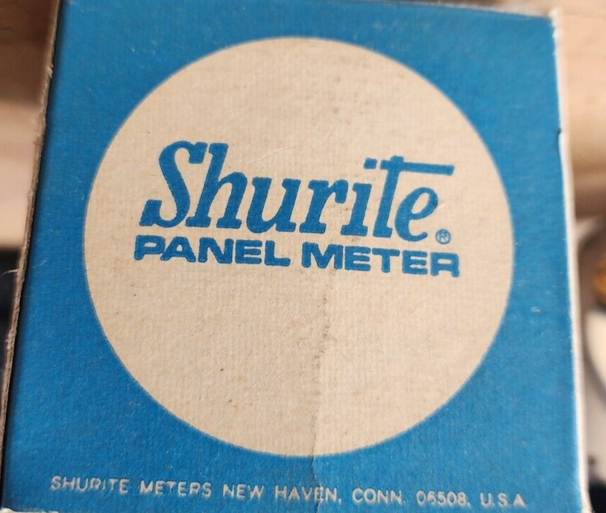 SHURITE 0-10 DCA PANEL METER
