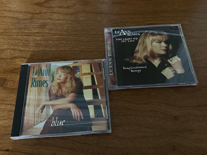 CDs (lot of 2) - LeAnn Rimes: "Blue" & "You Light Up My Life"