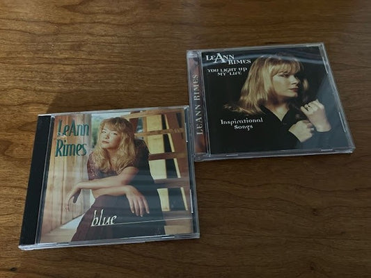 CDs (lot of 2) - LeAnn Rimes: "Blue" & "You Light Up My Life"