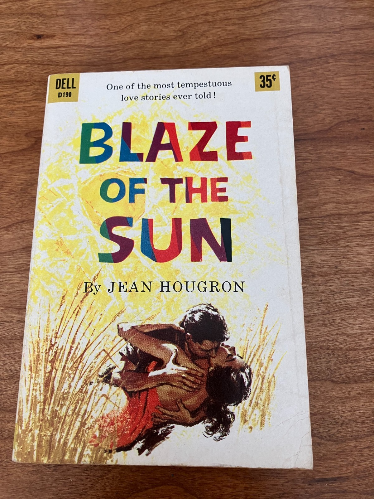 Vintage Paperback - Blaze of the Sun by Jean Hougron