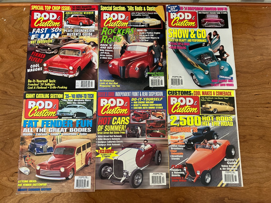 Rods&Custome Magazines - 1998 (Lot of 6)
