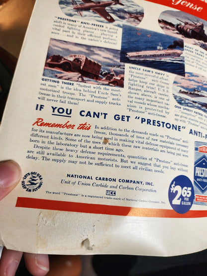 Popular Mechanics Magazine DEC 1941 WW2 Vtg History