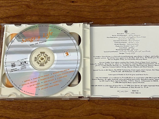 CDs (Lot of 2) - Songs 4 Life: "Feel the Power", "Embrace His Grace"
