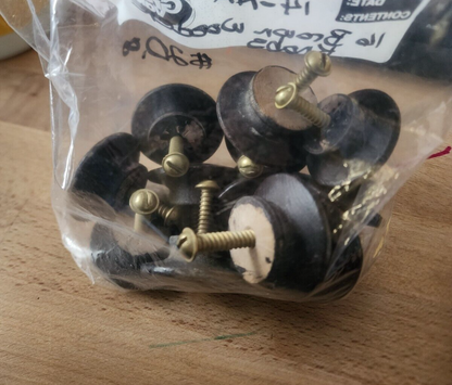 1PCS/SET Wooden Pull Knobs Drawer with Screws