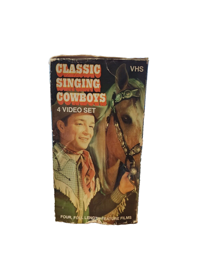 VTG CLASSIC SINGING COWBOYS 4 VIDEO VHS DIAMOND DEC