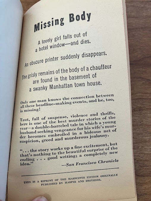 Vtg Paperbacks by Bill S. Ballinger - lot of 2