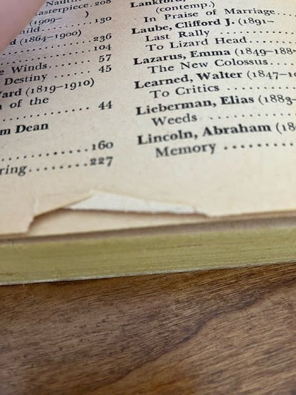 Treasury of American Verse by Gold Medal Paperback Books