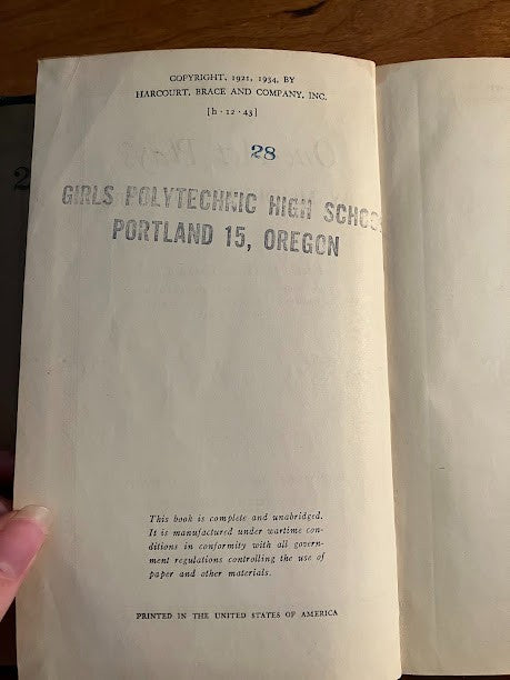 One-Act Plays By Modern Authors - Discarded Library Copy