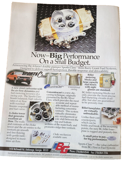 Vtg Car Craft 24-Page Special Home Engine Builder's Guide