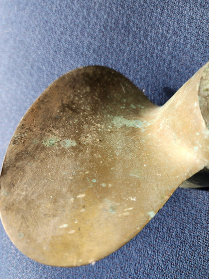 2 Blade brass Quick Silver boat prop 723586A2-11 Vintage