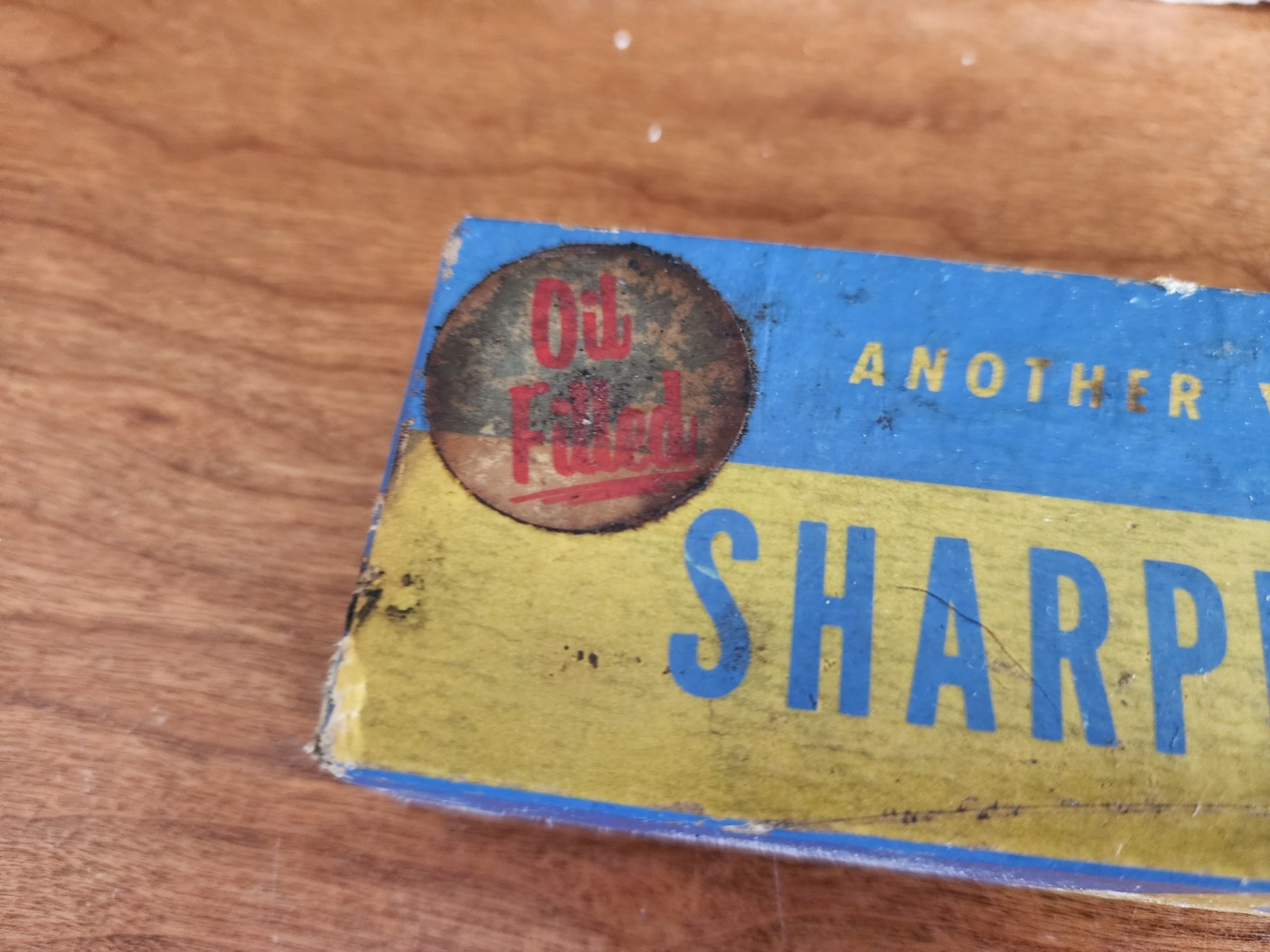 Vtg Norton India Combination Oilstone IB8 Sharpening Stone