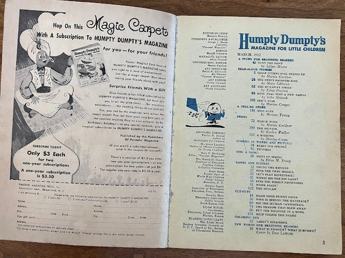 Humpty Dumpty‘s Magazine For Little Children (Lot Of 3)