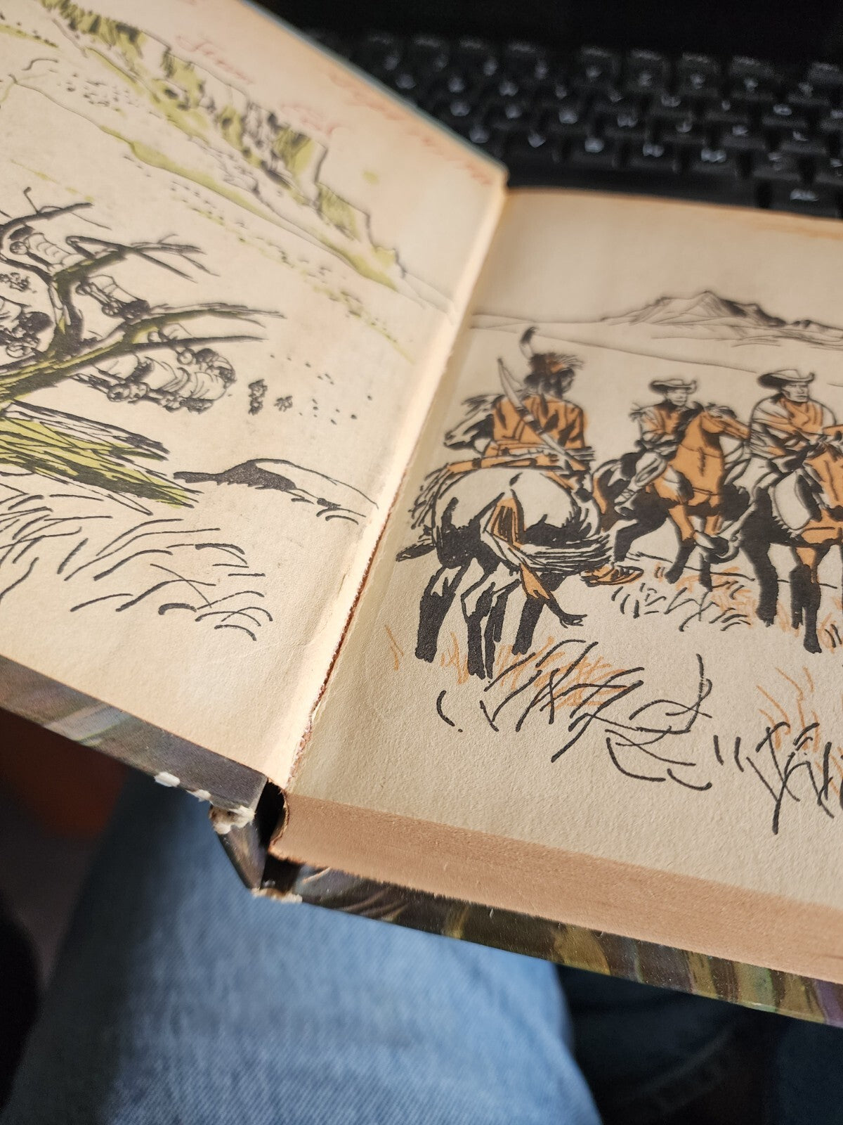 Vtg Harcover Book - Wagon Train by Troy Nesbit 1959~Authorized TV Edition