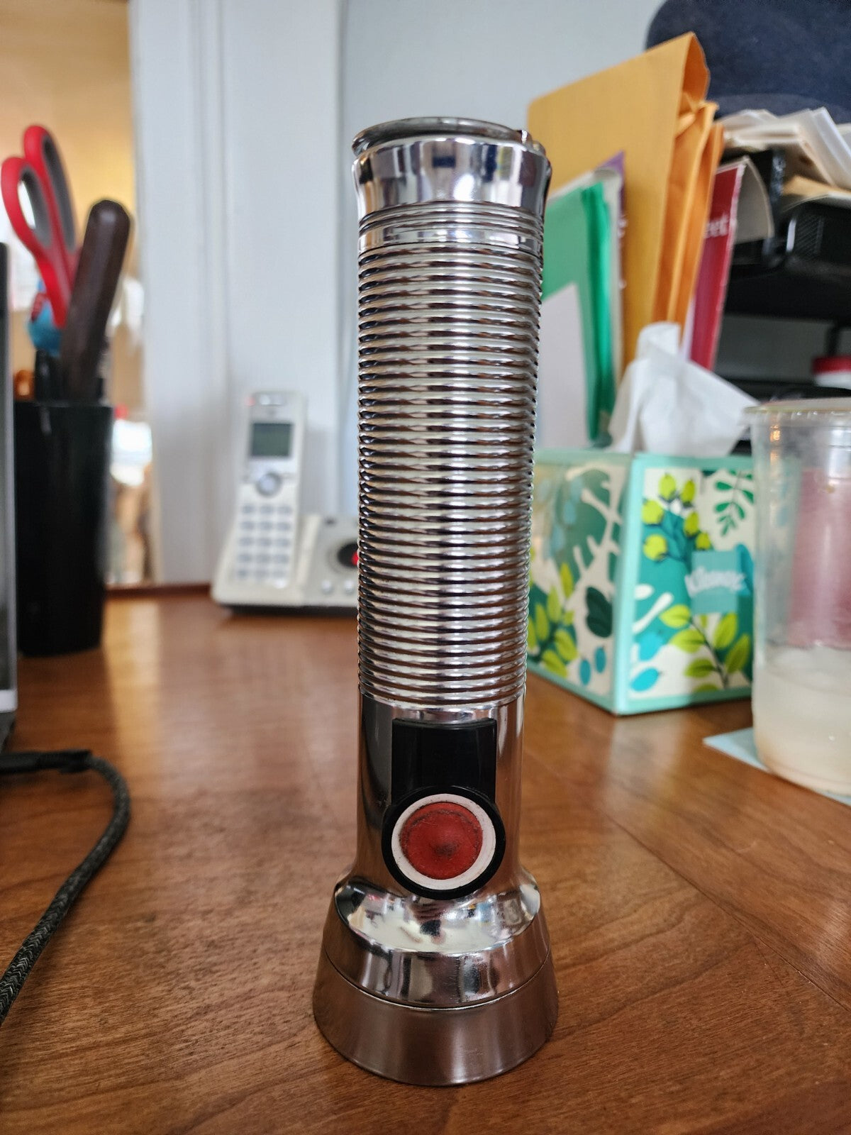 Vintage Eveready Flashlight Union Carbide 7.5"