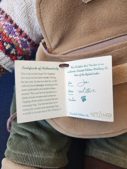 VTG Walkings Jointed Stuffed 18” Teddy Bear