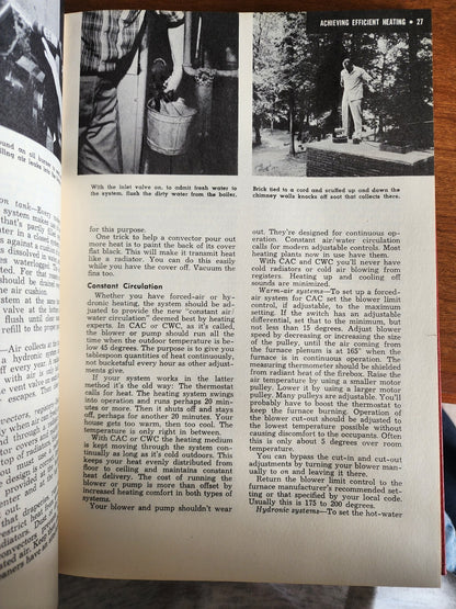 Vintage 1968 The Practical Handymans Encyclopedia Volume 1 Greystone Press