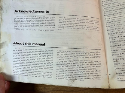 Triumph - 650 & 750 2-Valve Unit Twins 1963-1983 - Owners Workshop Manual