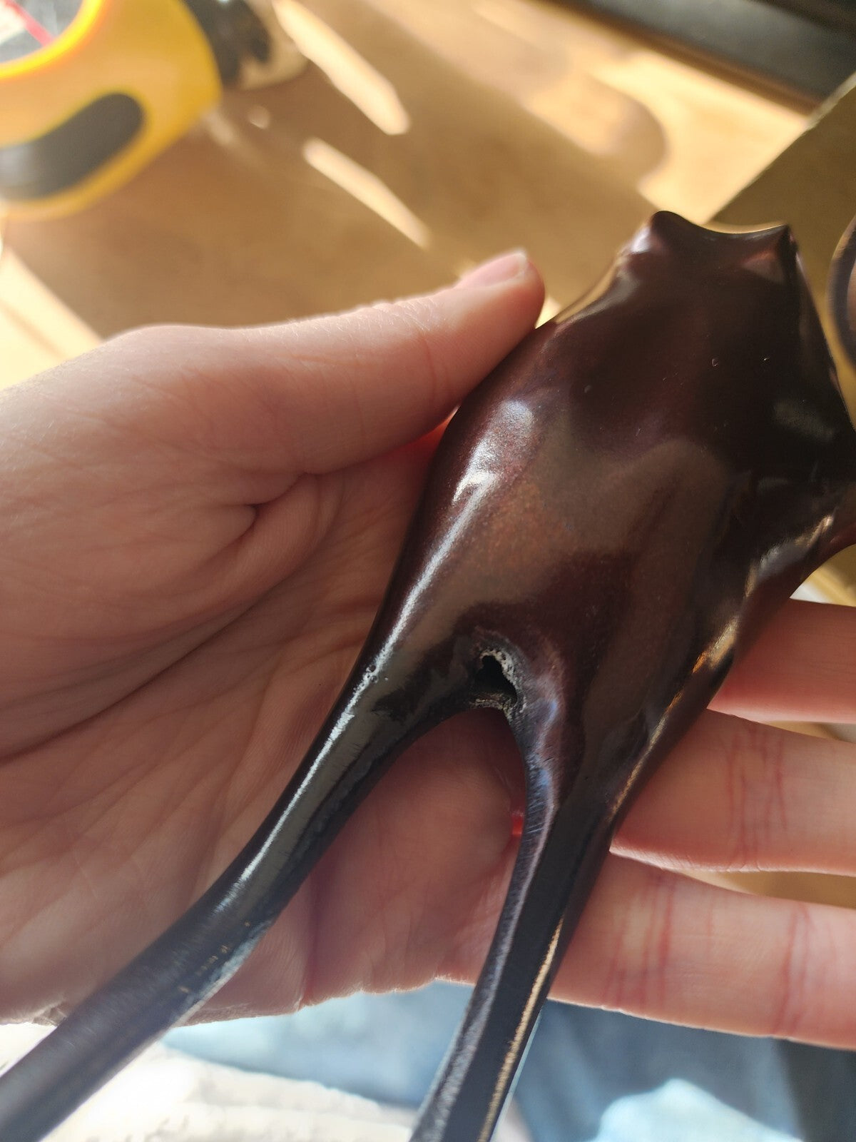 Frog Candle Holder Frog Standing on Lily Pad