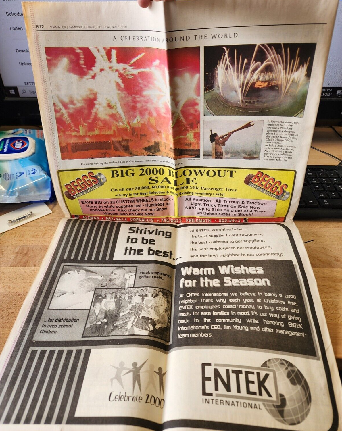 Vintage Albany Democrat-Herald - Sports - Saturday January 1, 2000