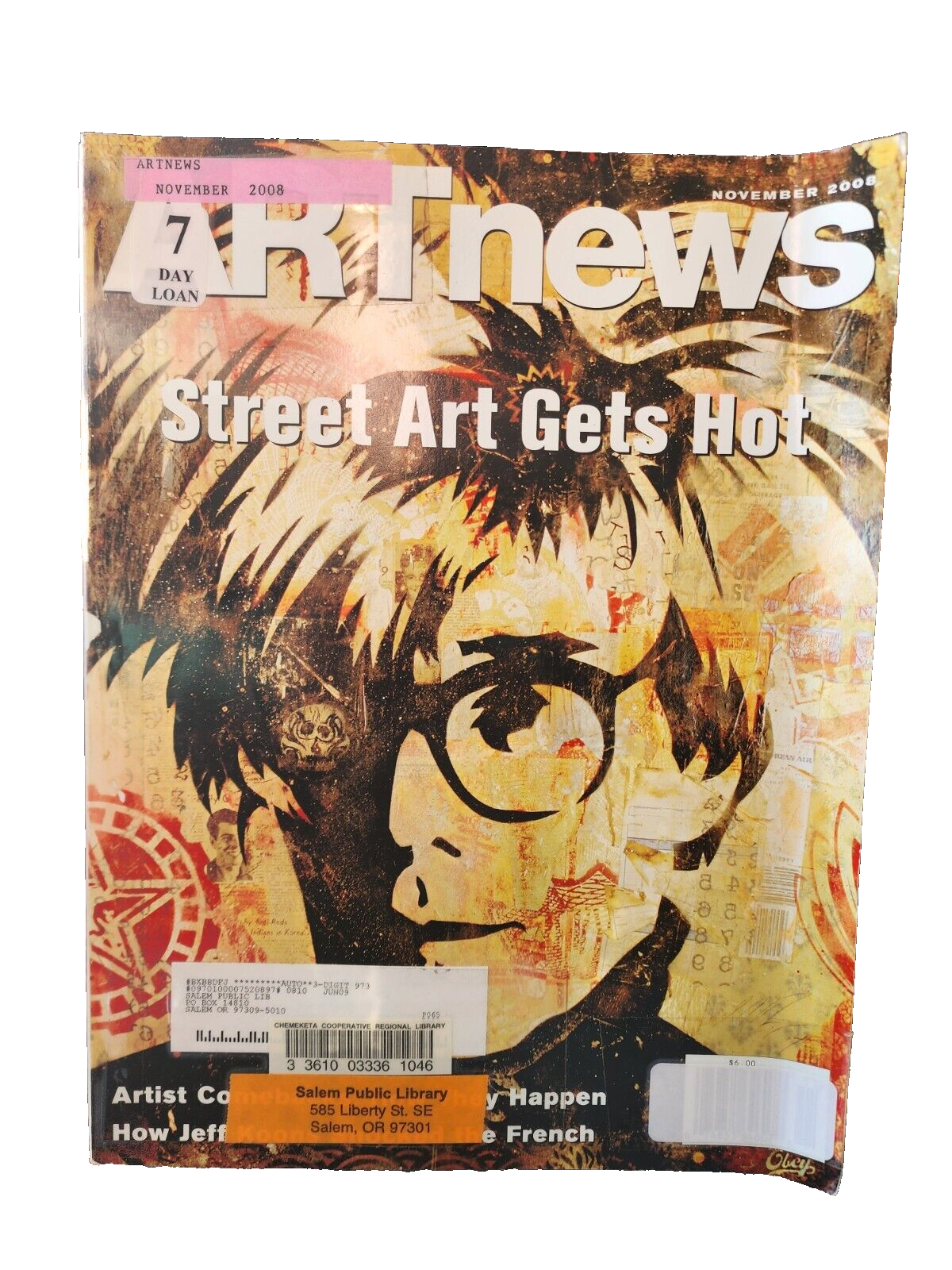 ArtNews November 2008 / Lisa Sigal, Street Art Magazine