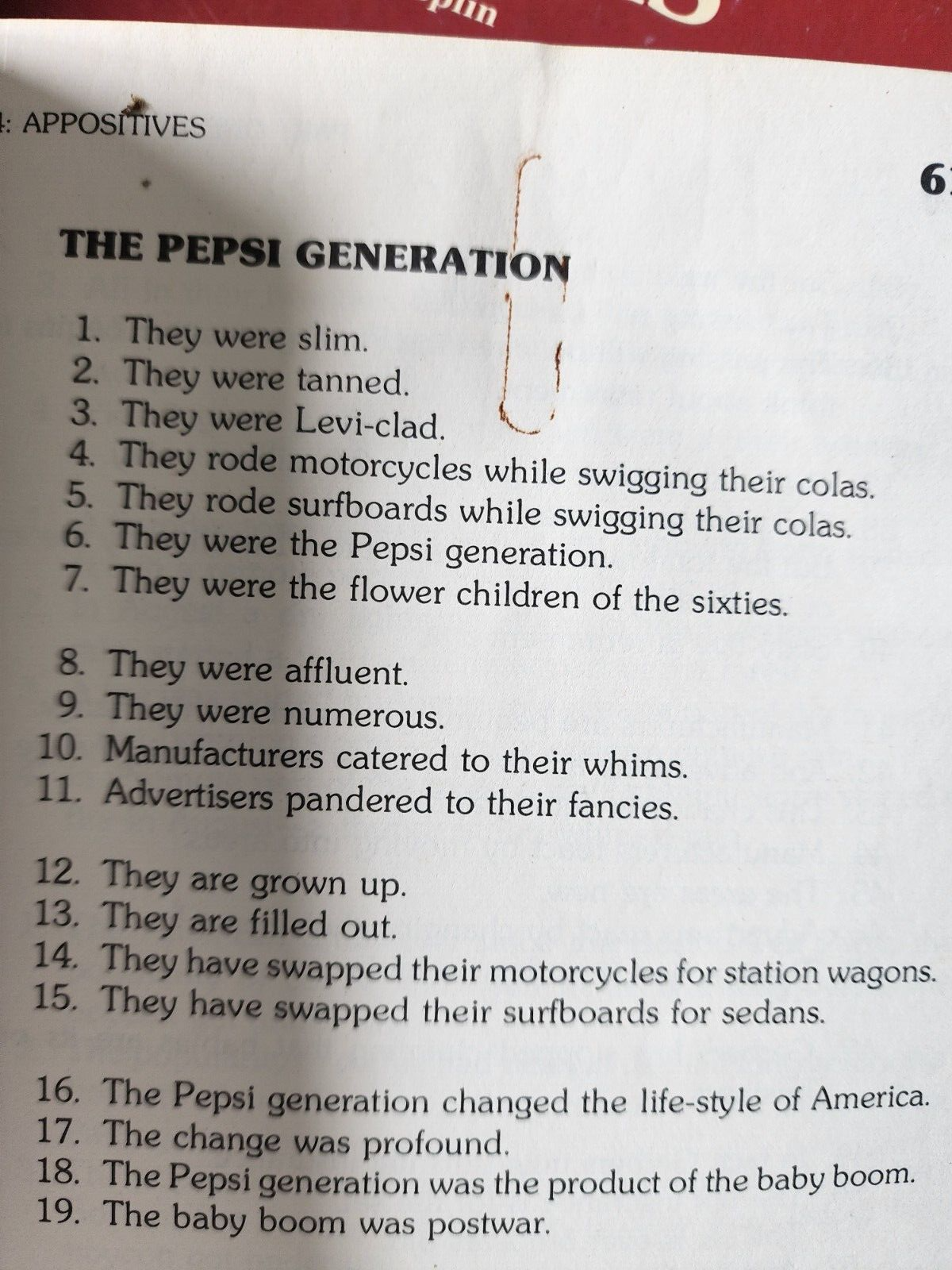 The writer's options: College sentence combining - Paperback