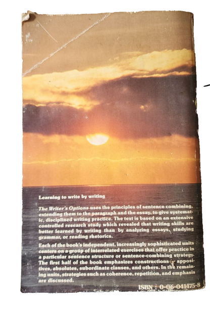 The writer's options: College sentence combining - Paperback