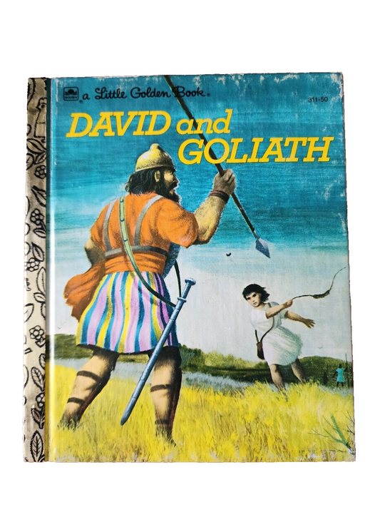 A Little Golden Book - Hardcover, David and Goliath 5th Printing 1977