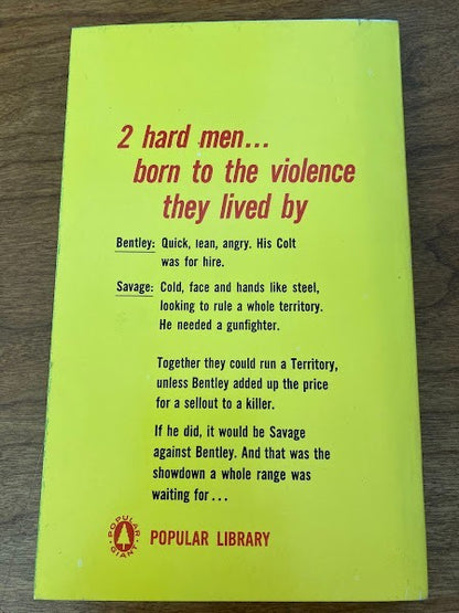 Popular Library - BORN TO GUNSMOKE BY THOMAS THOMPSON