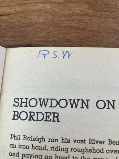 Popular Library - THE RIVER BEND FEUD by William MacLeod Raine