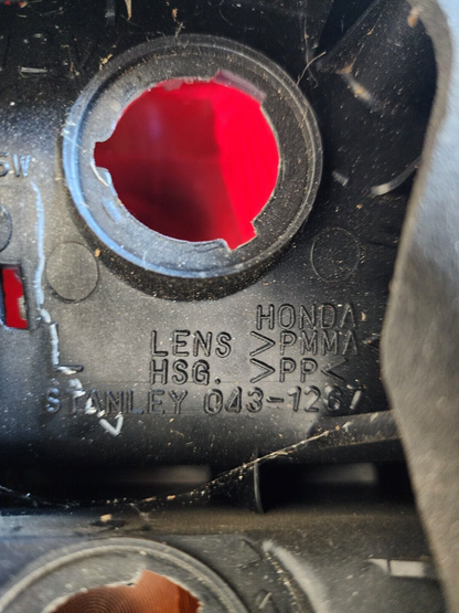 1996 1997 1998 Honda Civic Coupe Tail Light