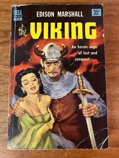 Vtg Paperback - The Viking by Edison Marshall