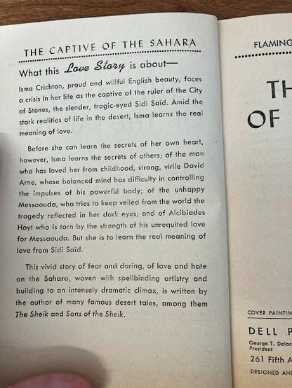 Vtg Paperbacks by E.M. Hull - lot of 2